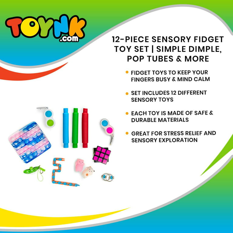 Toynk Pop Fidget Toy 27-Piece Building Block Game Puzzle