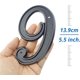 thumbnail image 5 of Número de casa de 5,5 pulgadas (139 mm), números de puerta modernos, números de dirección de calle, plástico ABS negro (5), 5 of 5