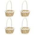 thumbnail image 3 of FOMIYES 4Pcs Light Brown Hand-Woven Storage Baskets for Home Flower Arrangement and Decoration, 3 of 6