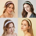 thumbnail image 2 of 16PCS Headbands for Women Girls Headband Set, Floral Headbands Padded Head Bands for Women Vintage Wide Headband, 2 of 4