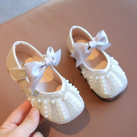 

Cathalem Girls Slides Size 4 Girls Shoes Shoes Flower School Baby Toddler Kids Dress Bridesmaids Shoes Wedding Postman Slide White 2.5 Years