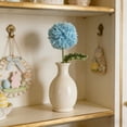 thumbnail image 6 of Horivan Handmade Yarn Pom Pom Chrysanthemum Bouquet Artificial Flowers, Fluffy Knit Faux Floral Arrangement for Home Decor, Wedding Centerpiece, Spring Gift, Long Lasting, 6 of 6