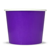 Frozen Dessert Supplies 16 oz Purple Ice Cream Cups - Comes In Many Colors & Sizes! Fast Shipping! 50 Count