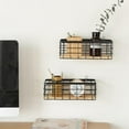 thumbnail image 4 of CNKOO Panier de Rangement en Fer Forgé Paniers de Rangement Rustiques pour Bureau Maison Cuisine Salle de Bain, 4 of 6