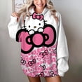 thumbnail image 1 of Automne Hiver Femmes Décontracté Mignon Hello Kitty Imprimé Manches Longues Chandail à Cordon Style Mignon Chandail à Capuche 2024, 1 of 9