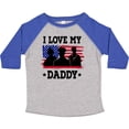 thumbnail image 3 of Inktastic Military Dad I Love My Daddy Boys or Girls Toddler T-Shirt, 3 of 5