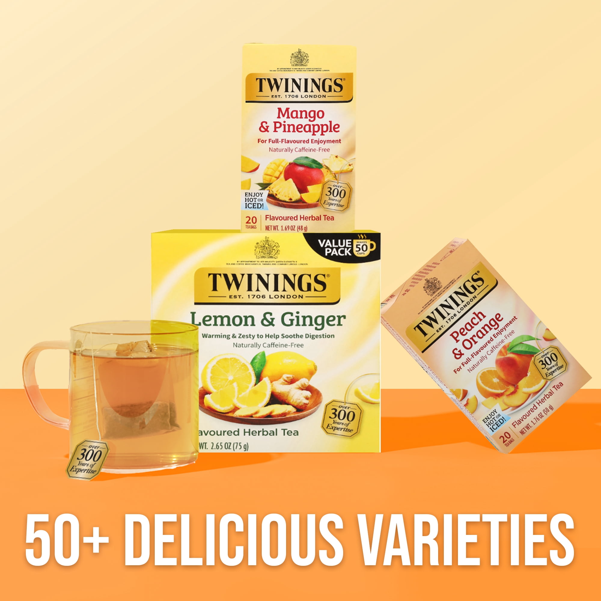 (4 pack) Twinings Pineapple Mango 20ct