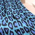 thumbnail image 3 of Leopard Print Blanket Fleece Throw Blanket for Bed Sofa Travel and Camping, Super Soft Cozy Fluffy Plush Blanket, Cheetah Print Blanket for All Seasons(50”×60”), 3 of 5