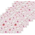 thumbnail image 2 of Coolnut Cute Bear and Strawberry Washcloths Towels, Highly Absorbent and Soft Cotton Face Cloths, 6 Pack Quick Dry Wash Cloths - 12 X 12 Inches Washcloth Gift, 2 of 7