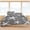 Charcoal, Slate, White, variant on Gery Starfish Coastal Duvet Cover Set 3 Pieces with Zipper Closure, Summer Beach Nautical Sea Ocean Bedding Sets 1 Duvet Cover & 2 Pillow Cases, Breathable Comforter Cover Set Duvet Cover Twin