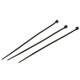 thumbnail image 2 of 1000 Pcs Black nylon Cable Zip Tie Fasten Wrap 95mm x 2mm, 2 of 4