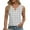 Gray, variant on HOMBOM Cutout Tank Tops for Women Trendy Gray Pleated Casual Notch Neck Sleeveless Plaid Blouse