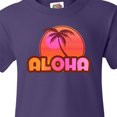 thumbnail image 4 of Inktastic Pink Aloha Palm Youth T-Shirt, 4 of 5