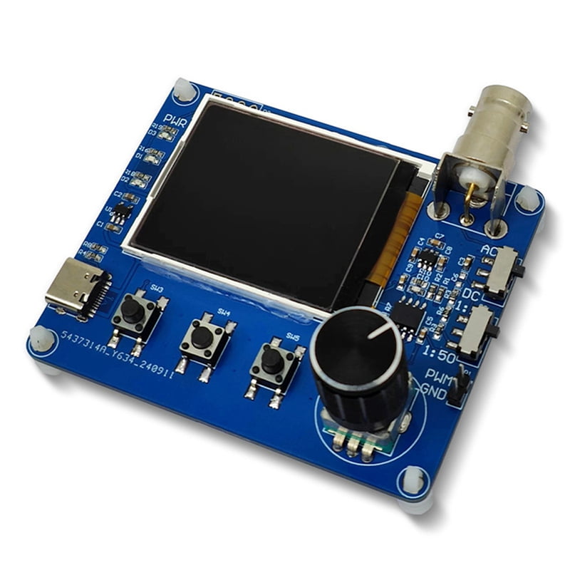 2X Mini Simple Oscilloscope with 1.8 Inch TFT Color Display, Waveform Measurement, Frequency Meter, Square Wave Output