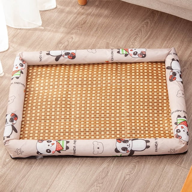 Dogs Bed Calming Cats Bed Dogs Pet Beds Cats Dog Bed Summer Coolin G Bed Puppy Pet Mat Pad House Comfortable Padded Soft Mat Pet Beds For Sleeping