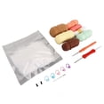 thumbnail image 1 of Beginner Crochet Kit, Crochet Starter Kit Stress Relief With Accessories For Education, 1 of 8