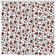 thumbnail image 2 of jafea Valentines Shower Curtains for Bathroom Love Heart Shower Curtain Valentine''s Day Leopard Print Bathroom Decor Washable Durable Fabric Shower Curtains 72''''x72'''', 2 of 5