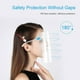 thumbnail image 3 of Visor de protección facial de 5 piezas con gafas de protección de plástico protector facial visor protector visor facial protección Xemadio LL-1417, 3 of 6