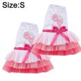 thumbnail image 2 of Vestido para perro pequeño, lindo vestido de princesa con tutú, vestidos para cachorros con estampado de corazón y labios para perros pequeños en verano, 2 of 6