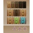 thumbnail image 5 of SONGMICS HOME 5-Tier Corner Shelf, Bookcase with Adjustable LED Lights, Storage Shelf with Steel Frame, 9.8 x 18.9 x 57.7 Inches, for Living Room, Bedroom, Study, Ebony Black, 5 of 5