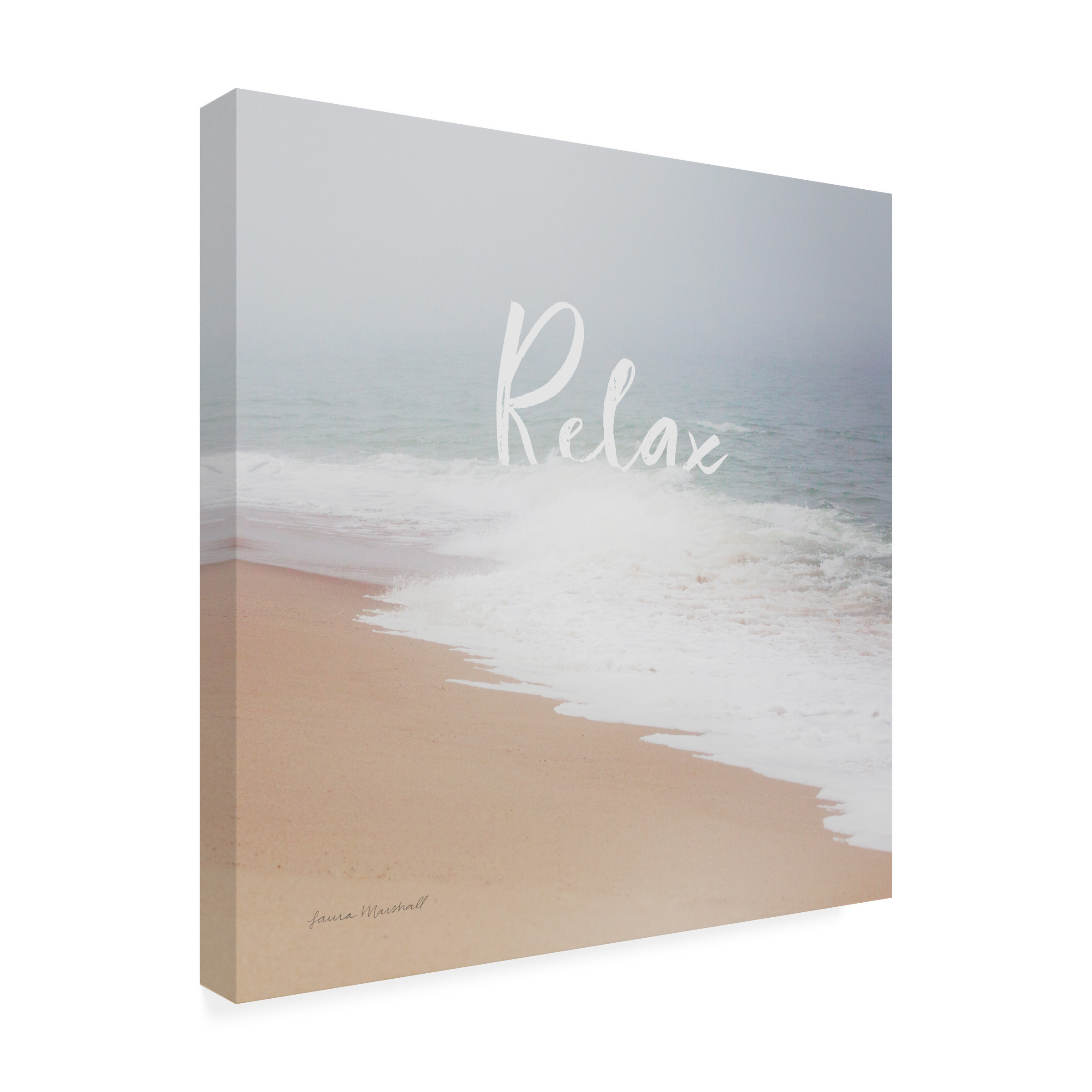 Trademark Fine Art 'Serene Sea II' Canvas Art by Laura Marshall