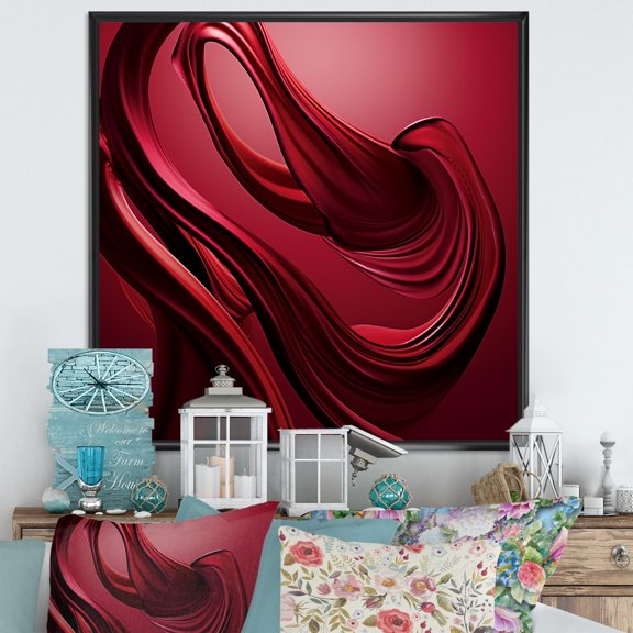 Designart "Verve Of Vins" Wine Floater Framed Canvas Prints