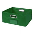 thumbnail image 6 of Niche Cubo Set of 2 Half-Size Foldable Fabric Storage Bins with Label Holders- Black, 6 of 12