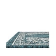 thumbnail image 4 of Unique Loom Outdoor Traditional Collection Area Rug - Antique (7' 10" Square Teal/Ivory), 4 of 6