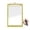 Yellow, variant on 5.9x4in Clipboard Glitter Acrylic Writing Board Low Profile Clip School Nurse Teacher Office Supplies Heavy Duty Storage 2 Pack