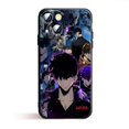 thumbnail image 3 of Funda de Anime para iPhone de Apple, cubierta suave negra, Solo nivelación, 15, 14, 13, 12, 11, Mini, XS, XR, X, 6S, 6 Pro, Max Plus, 3 of 5