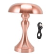 thumbnail image 2 of Rechargeable Mushroom Shape 3 Speed Color Temperature Touch Stepless Dimming Table Lamp with Minimalist Design and Battery Powered for Home, Suitable for Bedside Tables,, 2 of 8