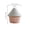 Pink, variant on Cotton Rope House Shaped Storage Basket With Lid - Woven Desktop Organizer Bin for Cosmetics and Small Sundries, Portable Decorative Container, 1 Pack