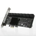 thumbnail image 1 of Ruiboury PCI-E vers SATA 3.0 Carte d'Extension PCI-Express pour Ordinateur 6G Port 16/20 No.01, 1 of 6