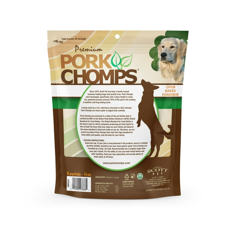 Premium clearance pork chomps