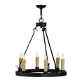 thumbnail image 3 of Meyda Tiffany 143056 Deina 6 Light 24" Wide Taper Candle Ring Chandelier, 3 of 4