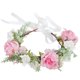 thumbnail image 1 of Corona de novia, diadema de flores, guirnalda de playa de hadas, tocado, joyería para el cabello de boda, 1 of 3