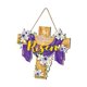 thumbnail image 2 of de bienvenida de Pascua señal de puerta de madera colgante colgante decoración decorativa de decoración decorativa para al aire libre, 2 of 9