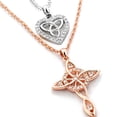 thumbnail image 3 of MOON & SELF Set Joyería Trinidad Sagrada Triple Baño Oro 18k Tricolor, 3 of 5