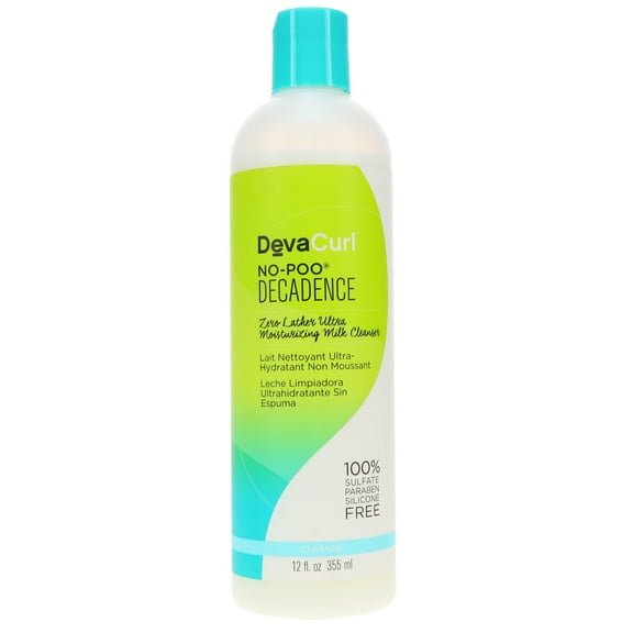 DevaCurl No-Poo Decadence Zero Lather Ultra Moisturizing Milk Cleanser 12 oz