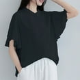 thumbnail image 5 of WREESH Women's Chiffon Button Down Shirt Mandarin Collar Ruffle Sleeve Flowy Summer Blouse, 5 of 8