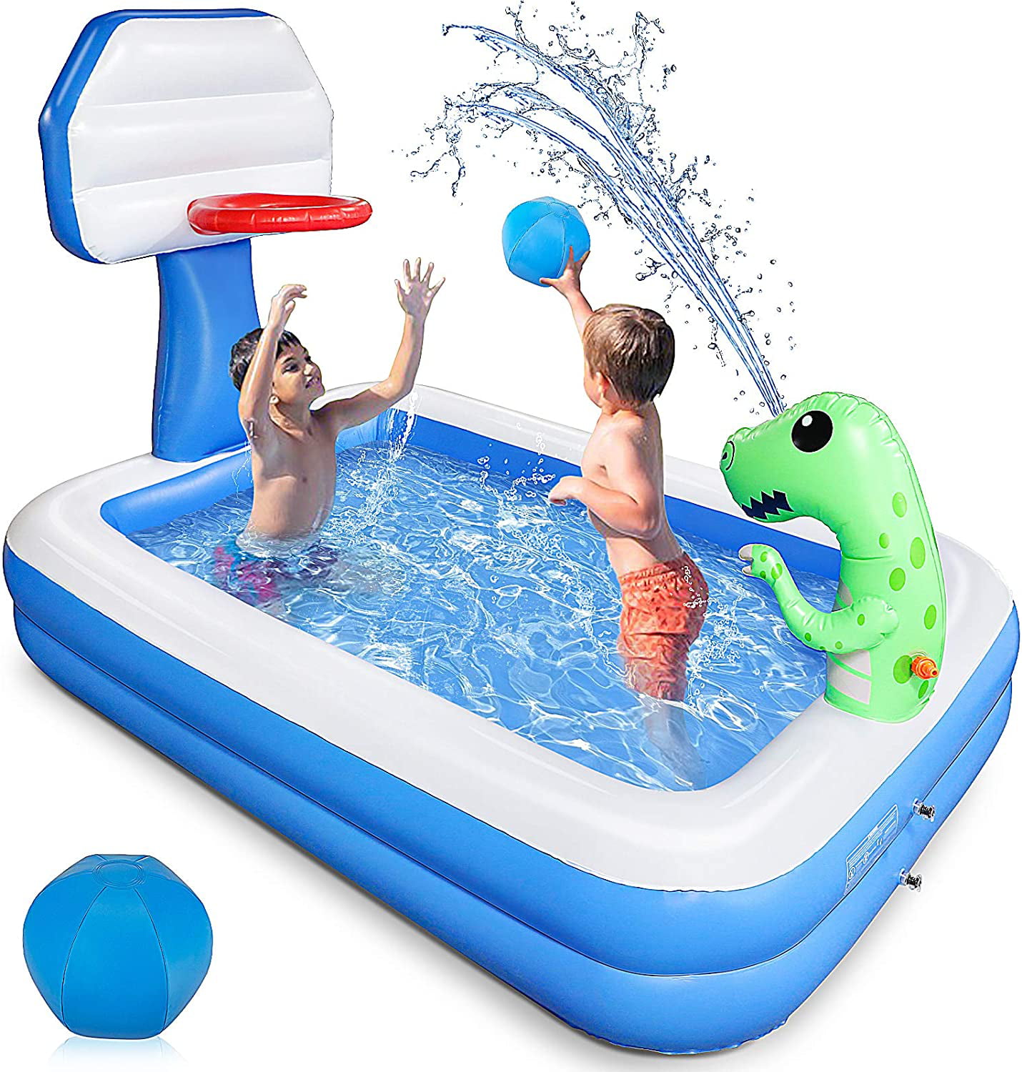 Ages 3 Yrs+ Kid Connection Inflatable Two-Ring Paddling Pool 