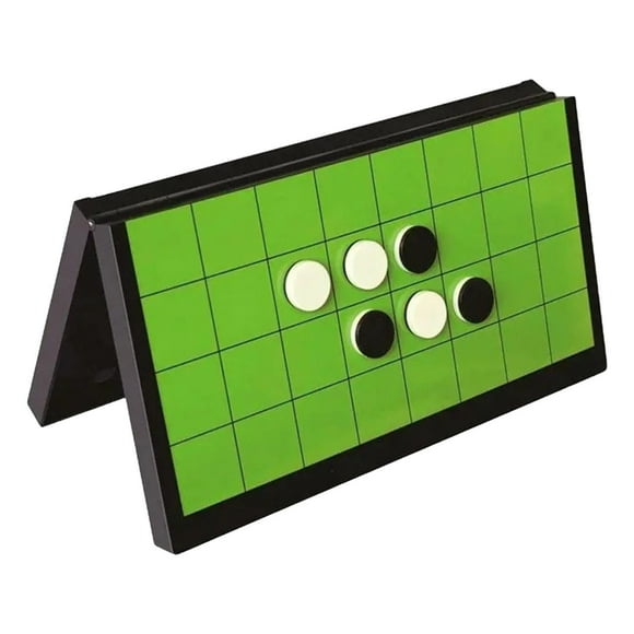 Xingzhi Othello Chess with Folding Magnetic Board Pieces and for Travel Adults