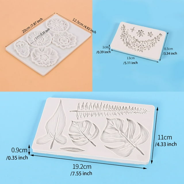 serony Silicone Cake Mold Wedding Party Holiday Kitchen Chocolate Mousse Pudding Cookies Mould Home Bar Dessert Decorating Gray Type 1