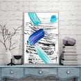 thumbnail image 3 of IDEA4WALL Framed Canvas Wall Art for Living Room, Bedroom Colored Brush Canvas Prints for Modern Home Decoration Ready to Hang, 3 of 4