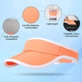 thumbnail image 2 of Sport Sun Visor Hat Lightweight Packable Cooling Stretchy Visor Hat for Running Tennis Golf Empty Top Baseball Cap, 2 of 5