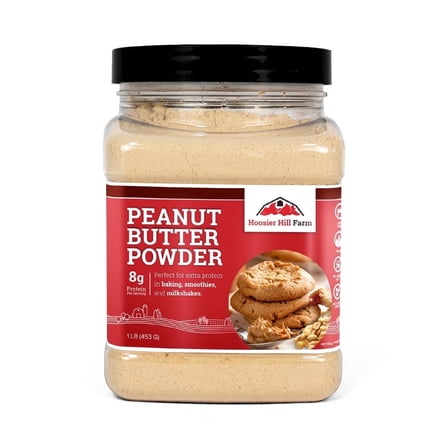 Hoosier Hill Farm Peanut Butter Powder, 1 lb Jar