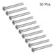 thumbnail image 4 of Tornillos de cabeza plana M3x40mm Unique Bargains, tornillo cruzado Phillips, acero inoxidable 304, sujetadores, 30Pcs, 4 of 4