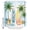 White, variant on Summer Surfboard Bathroom Shower Curtains with 12 Hooks Waterproof Shower Curtain for Stalls and Bathtubs Tropical Palm Tree Coastal Swimming Ring Decorative Bathroom Privacy Curtain 36x72 Inches