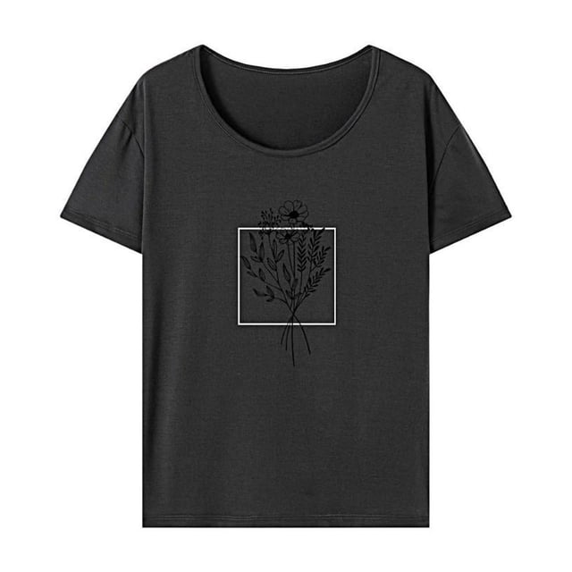 Camiseta de mujer con cuello redondo, ligera, de verano, para el trabajo, senderismo, regalo para mujer L