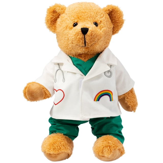 Oso de peluche HollyHome Doctor Bear de peluche, 25 cm